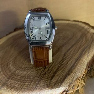 SKS QUARTZ STAINLESS STEEL BACK WRIST WATCH NEW BATTERY